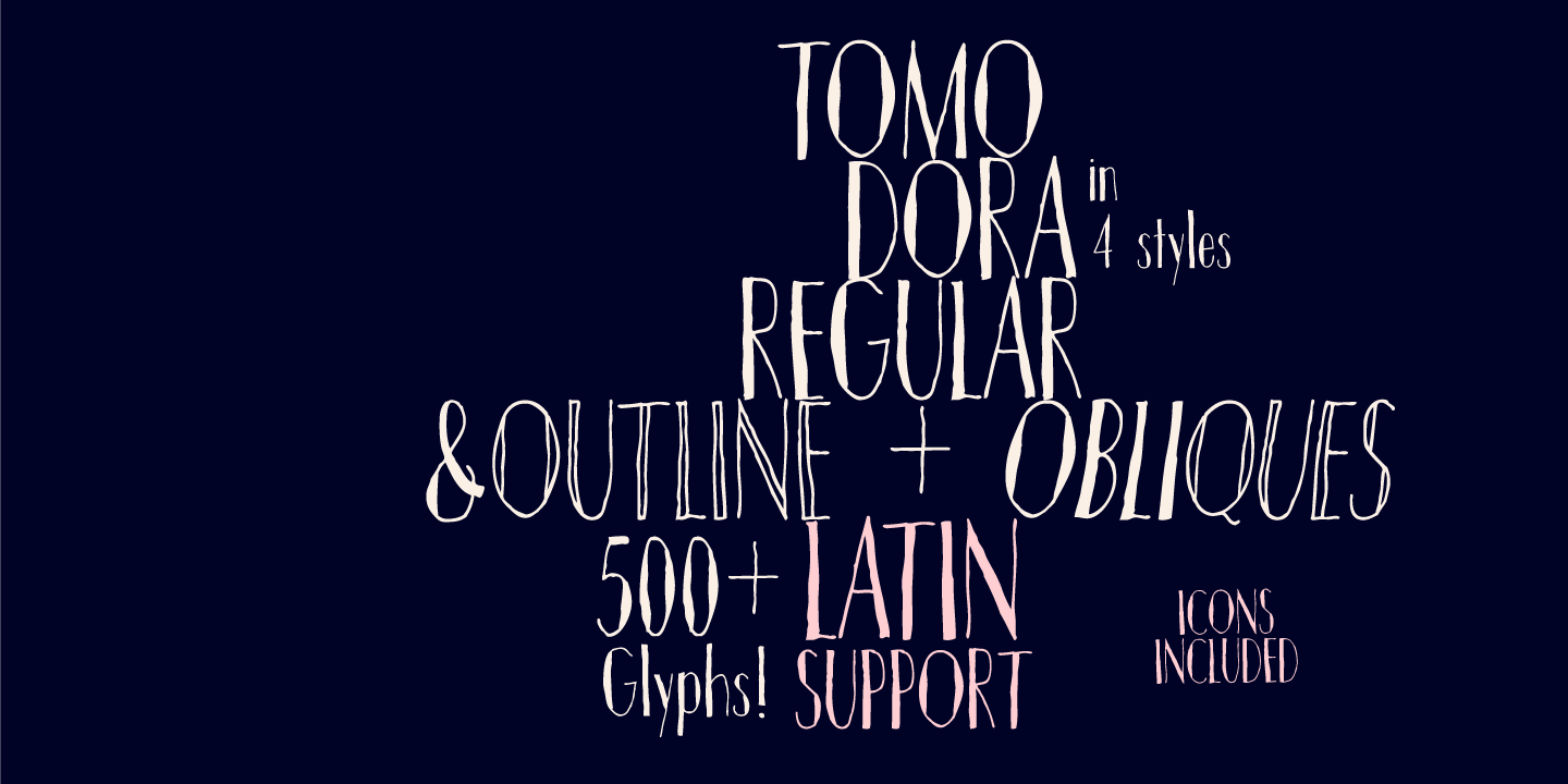 Beispiel einer TOMO Dora Sans-Schriftart #9